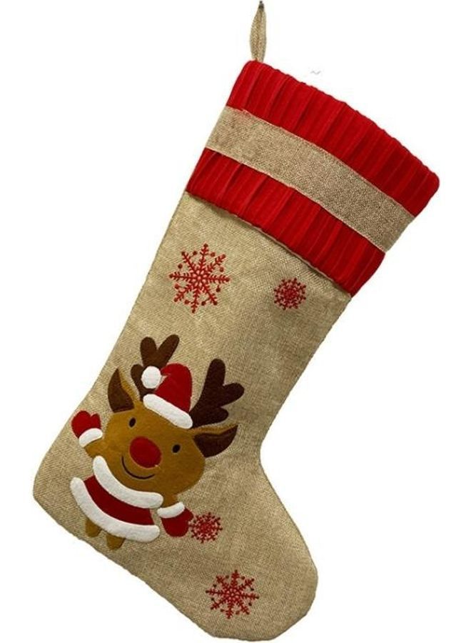 NIBEMINENT Decorations Socks Gift Bag Deer - Image 2