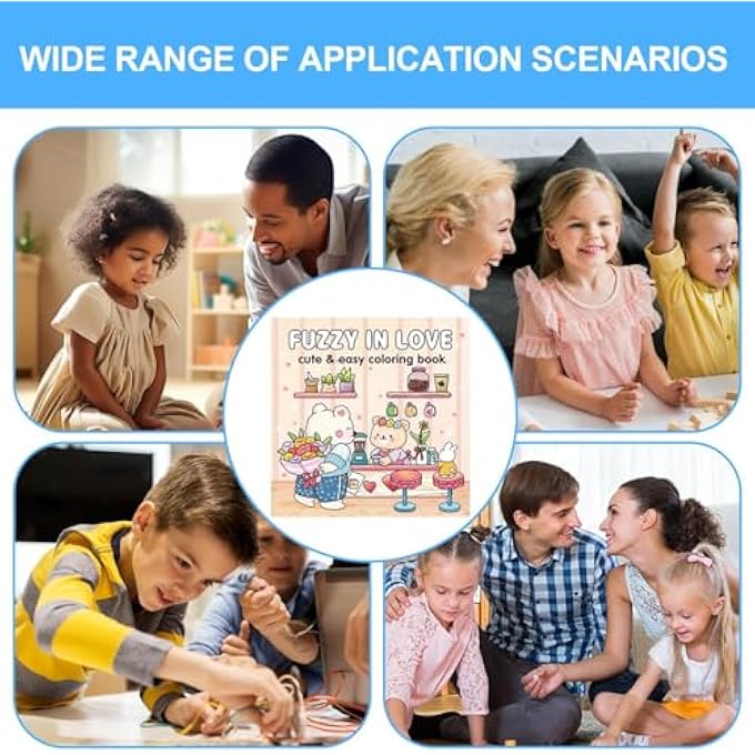 EASY COLOURING BOOK, COLORING BOOK, COLOURING BOOK ANIMALS, BOLD EASY COLOURING BOOKS, COLORFUL BOOKS FOR ADULTS WITH SIMPLE, CUTE AND COZY ILLUSTRATIONS FOR RELAXATION AND STRESS RELIEF - Image 5