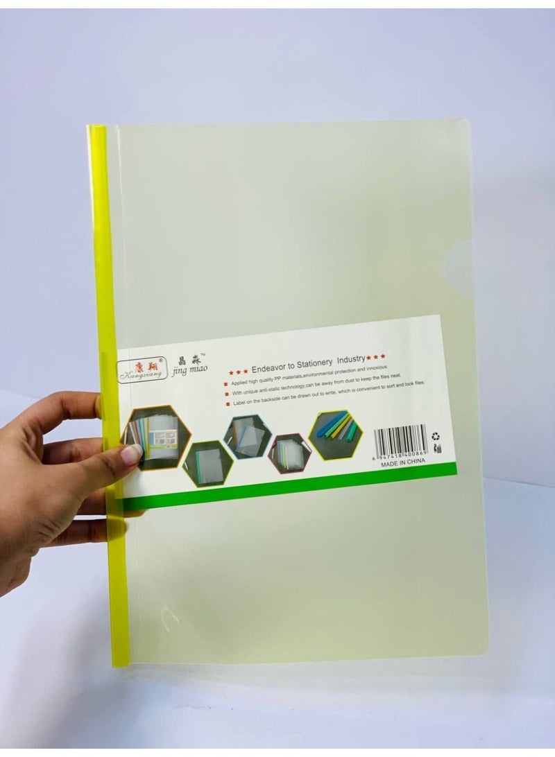 File binder, 8cm stub, machine-made. Includes binders and rings, gathers all your papers, and is suitable for A4 paper (28*34cm). Available in 4 colors. - Image 2