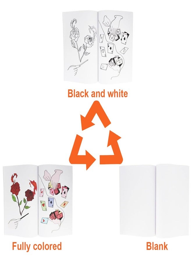 Mipartebo Magic Coloring Book, Magic Trick Prop Book, Professional Magic Show Performance Prop (Large) - Image 2
