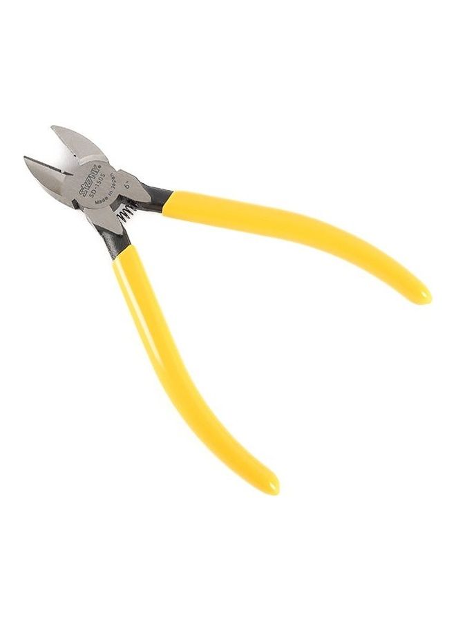 Premium Diagonal Cutting Plier With Spring Yellow/Grey/Black - Image 1