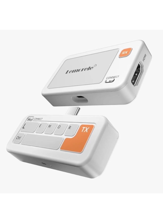 Lemorele Wireless HDMI Transmitter and Receiver Kit | 1080P HD Streaming | Plug & Play, No Wi-Fi Needed - Image 1