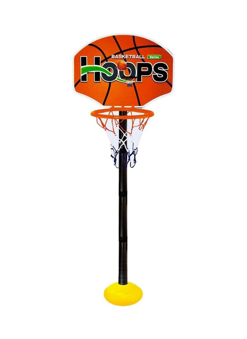 Hoops Mini Basketball Hoop Set Sturdy Base With Adjustable Stand Kids Basketball Stand Goal Toy Set With Ball And Pump For Different Age Kids Indoor And Outdoor Activity Game Basketball Hoop Stand 132CM  - Image 4