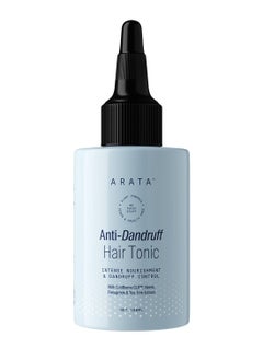 ARATA Arata Anti Dandruff Hair Tonic (100 ML) With Neem Fenugreek Tea Tree Oil Treats Dry Itchy Flaky Scalp And Fights Dandruff For All Hair Types  - Image 1