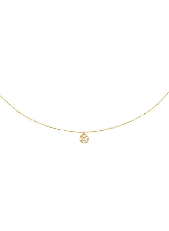CERRUTI 1881 Raffaella Gold Plated Stainless Steel Necklace for Women 450mm