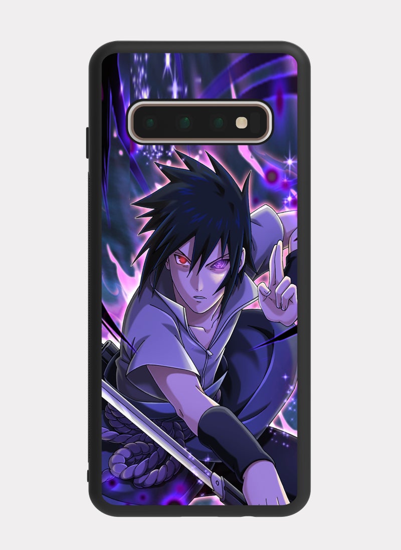 PXLAAT Samsung Galaxy S10 Plus case cover Naruto Sasuke - Image 1
