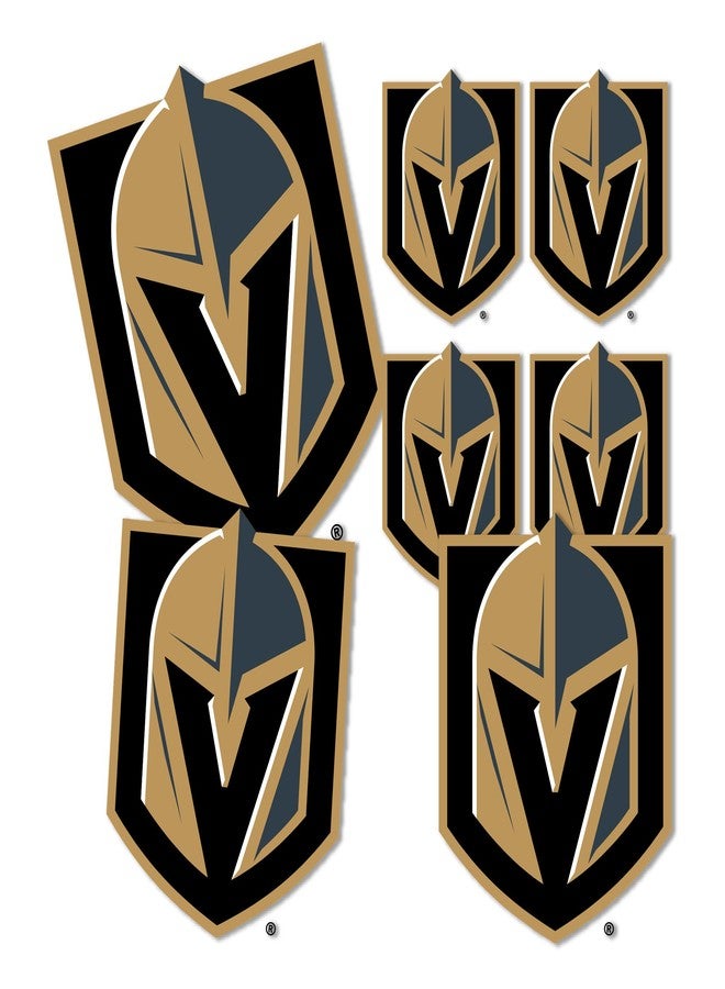 Desert Cactus Las Vegas Golden Knights Team NHL National Hockey League Sticker Vinyl Decal Laptop Water Bottle Car Scrapbook (Type 3 - Main Logo) - Image 1