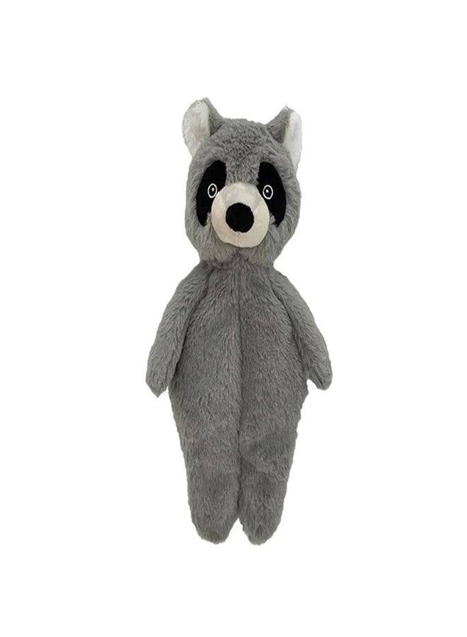 Pet Lou Floppy Raccoon Plush Squeker Dog Toy, 13-inch Height - Image 2