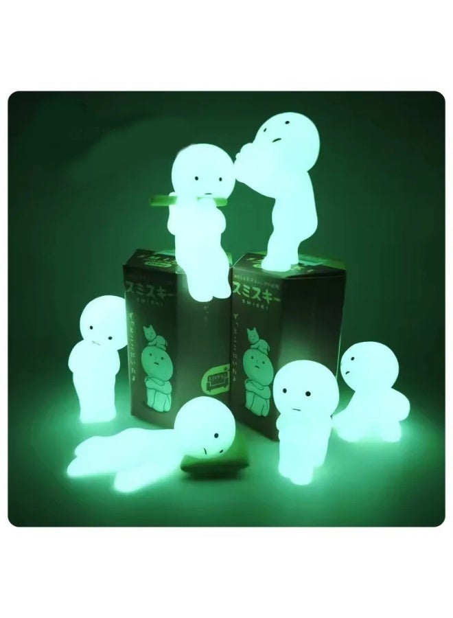 Smiski Glow-in-the-Dark Doll, Bedroom Corner Series, Random Style, 1-Pack (Single Blind Box) (High Quality Edition) - Image 4