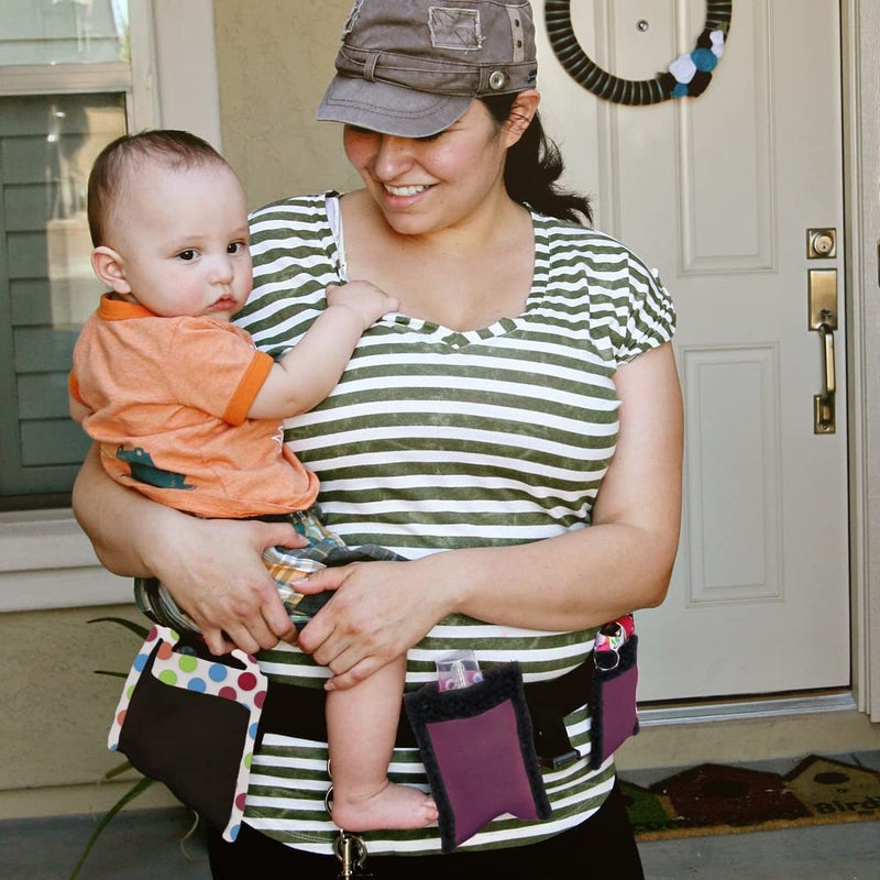 Waist Belt Diaper Bag with Multifunctional Pockets for Mom - Image 1