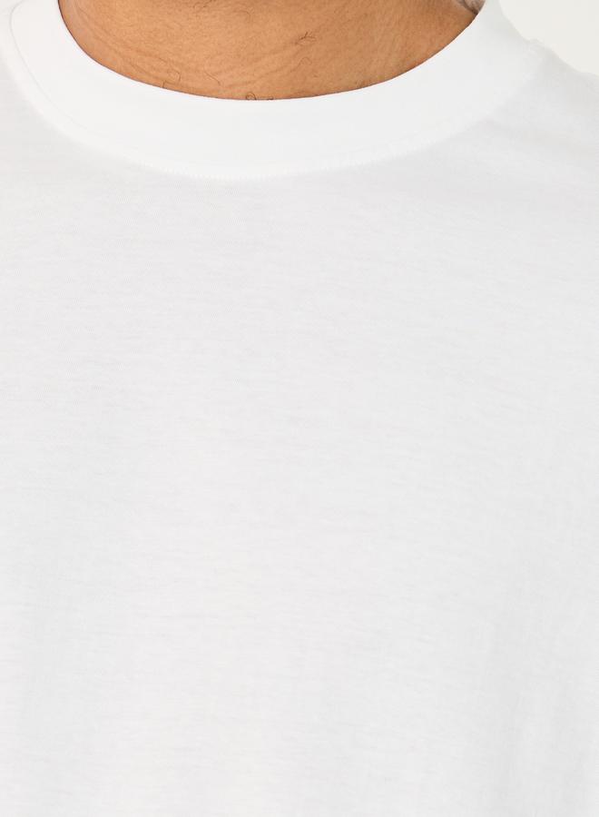 Styli Back Applique Detail Pure Cotton Boxy T-Shirt - Image 4