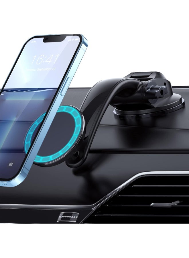 TOP TP-H1 Strong Magnetic Car Holder 360° Rotation – Adjustable Mount with Powerful Suction Cup – Compatible with MagSafe - Image 3