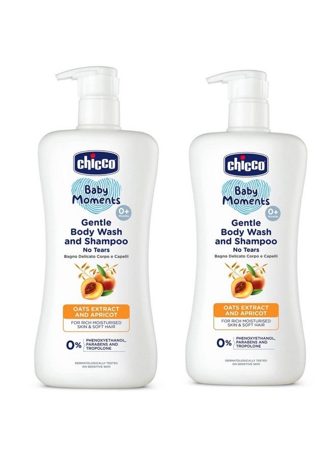 Chicco Gentle Body Wash And Shampoo 500Ml (Pack Of 2) (500 Ml, Pack Of 2)  - Image 1