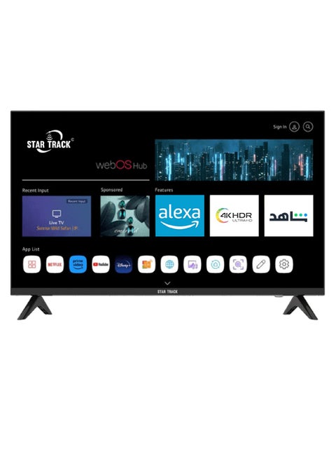 ال اي دي 85 بوصة الترا اتش دي 4K تلفزيون ذكي مدعوم من ويبوس موديل 2023