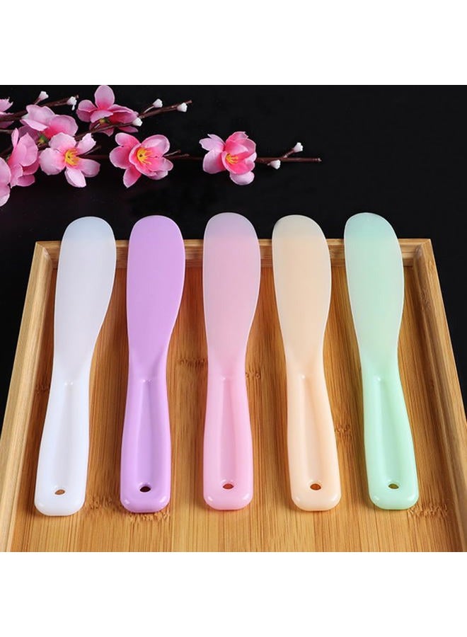 BFLCTTBD 10 Pcs Plastic Cosmetic Spatula Large Skin Spatula Makeup Cosmetic Mask Spatula Reusable Cosmetic Spoon Mixing DIY Mask Tool - Image 4