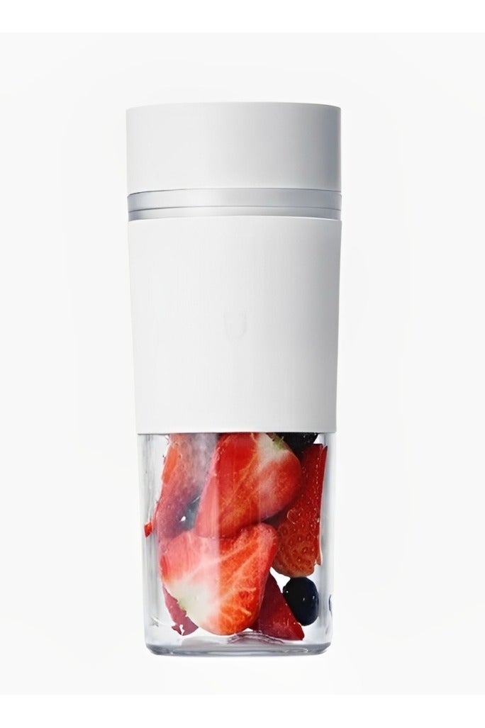 MIJIA خلاط كهربائي محمول صغير من شاومي ميجيا 300 مل مع منفذ نوع C، خلاط سموذي، خلاط عصير محمول، خلاط صغير عالي الجودة 45 واط، خلاط عصير محمول أبيض - Image 1