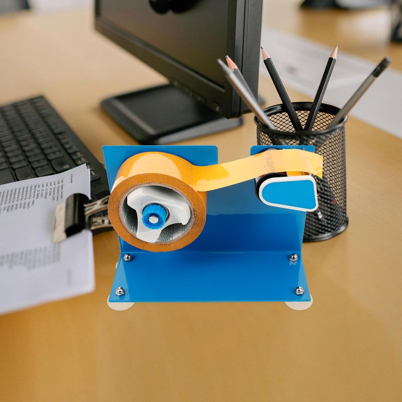 Heavy Duty Wide Packaging Tape Dispenser With Large Base And Removable Holder - Image 5