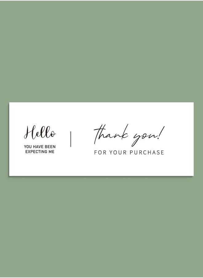 Generic 50 Pieces Rectangle Decorative Labels, Minimalist Art Pattern Box Seal Stickers Package Label, Decorative Sealing Decal For Jewelry Gift Packaging Customer Mailer Box Retail Bag  - Image 1
