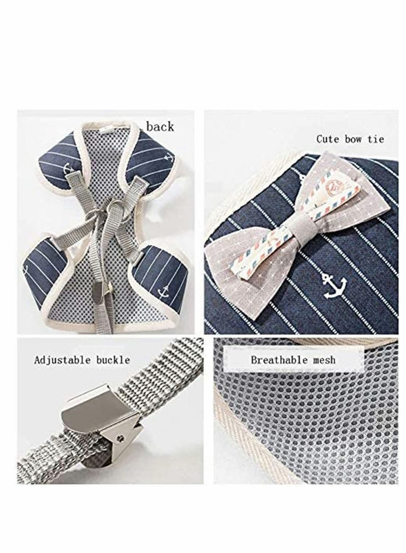 KASTWAVE Cat Harness and Leash for Walking, Adjustable Vest Harnesses for Cats, Kitten Escape Proof, Lightweight Soft and Comfortable Walking Travel Petsafe Harness (Size: M) - Image 5