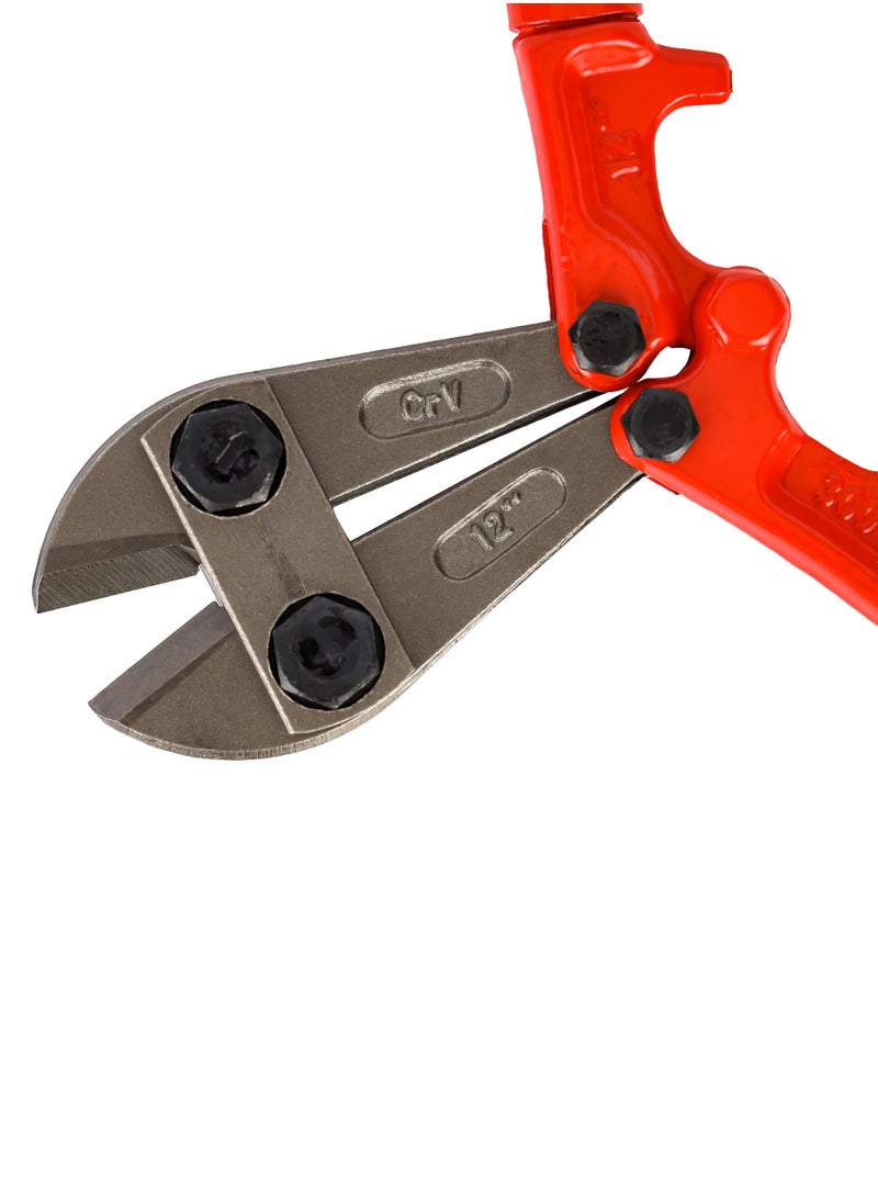 GEEPAS Geepas Toolz 12" Bolt Cutter GT59330, Cr-V Construction with Black Phosphate Finish For Durability, Equipped With Comfortable TPR Handle, Light-Weight And Durable, Ideal For DIY, Home Improvement  - Image 3