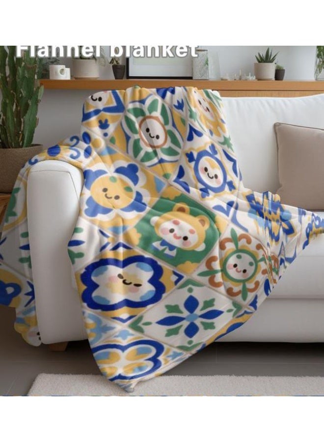 general Flannel thin blanket (warm and comfortable, suitable for sleep, gaming, dust removal and sandproof) 150cm*200cm - 305 - Image 4