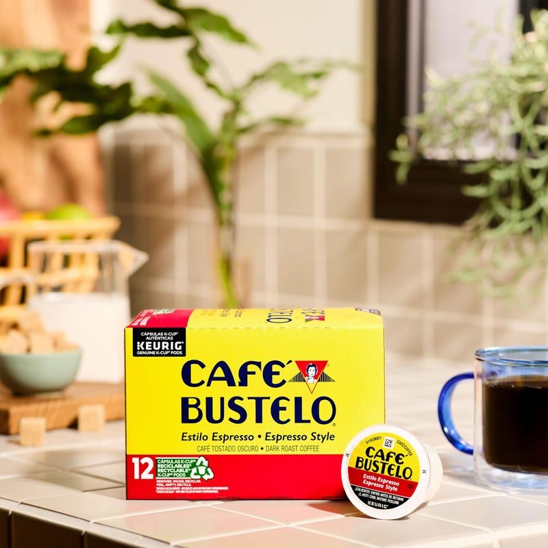 Café Bustelo Espresso Style Dark Roast Coffee, 72 Count Keurig K-Cup Pods - Image 5