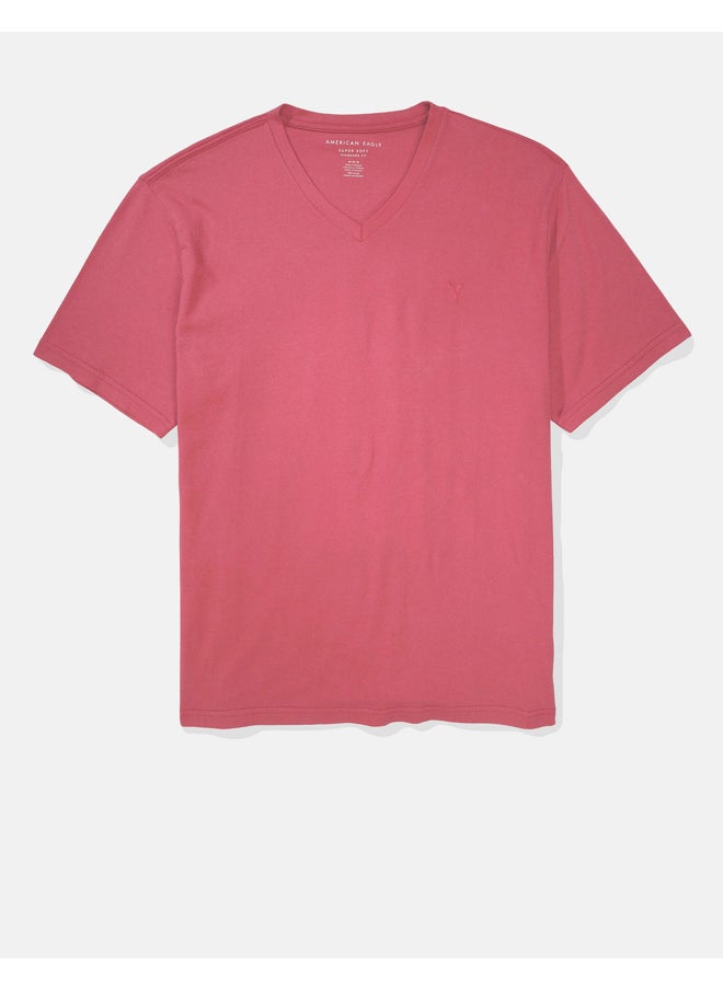 American Eagle - AE Short-Sleeve V-Neck T-Shirt - Image 1