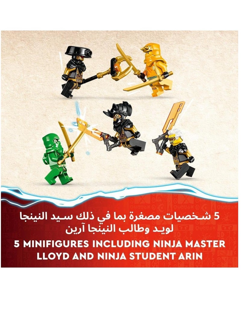 LEGO - LEGO Ninjago Dragons Rising Lloyd and Arin's Ninja Team Mechs 71794 Building Blocks Toy Set (764 Pieces) - Image 1