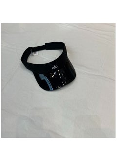 Alo black sun-protective hat, baseball cap with a peaked brim.