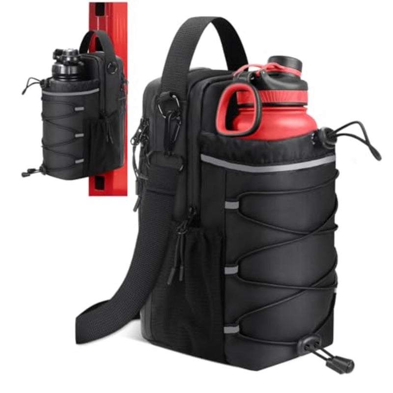 Magnetic Gym Bag, Magnetic Water Bottle Bag for Men and Woman with Phone Pockects, Sports and Travel - Image 1