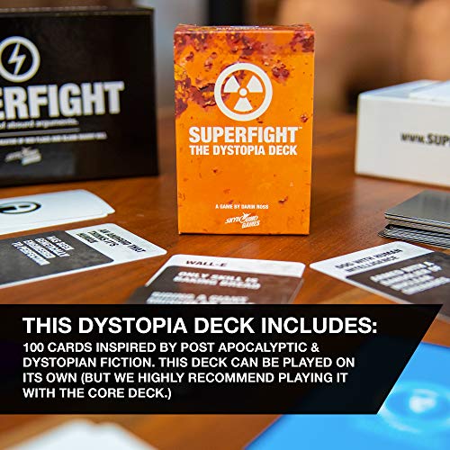 Skybound Superfight Dystopia Deck: 100 Dystopian Cards for The Game of Absurd Arguments | Party Game Expansion of Super Powers and Super Problems, for Kids Teens Adults, 3 or More Players Ages 8 + - Image 5