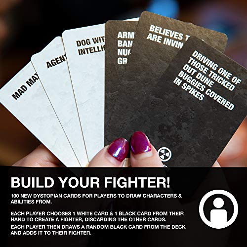 Skybound Superfight Dystopia Deck: 100 Dystopian Cards for The Game of Absurd Arguments | Party Game Expansion of Super Powers and Super Problems, for Kids Teens Adults, 3 or More Players Ages 8 + - Image 3