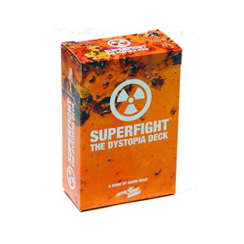 Skybound Superfight Dystopia Deck: 100 Dystopian Cards for The Game of Absurd Arguments | Party Game Expansion of Super Powers and Super Problems, for Kids Teens Adults, 3 or More Players Ages 8 + - Image 1