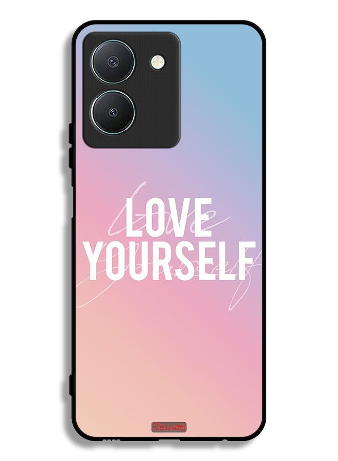 Tolwak Vivo Y36 5G Protective Case Cover Love Yourself - Image 1