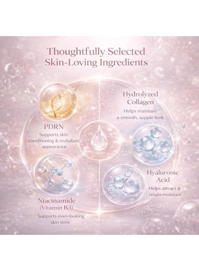 InstaLift PDRN & Bio-Collagen Eye Patches丨Instant Brightening & Firming丨Reduce Dark Circles, Puffiness & Wrinkles丨Niacinamide, Caffeine & Hyaluronic Acid丨Korean Eye Care Plan (8 Pairs) - Image 2
