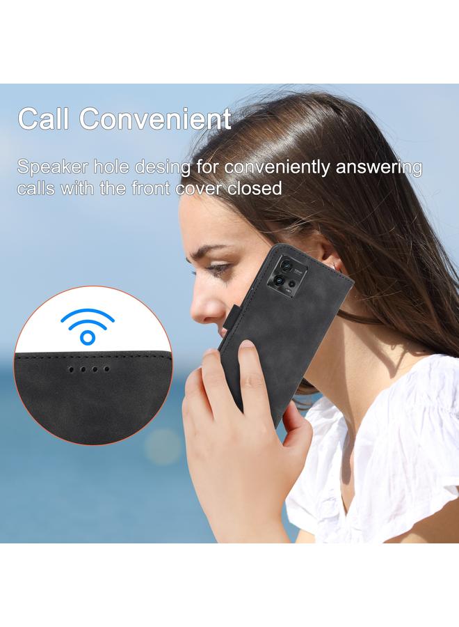 S-TOP Case For Motorola Moto G13 4G/G53 5G/G23 4G Dierfeng Dream Line TPU + PU Leather Phone Case - Image 5