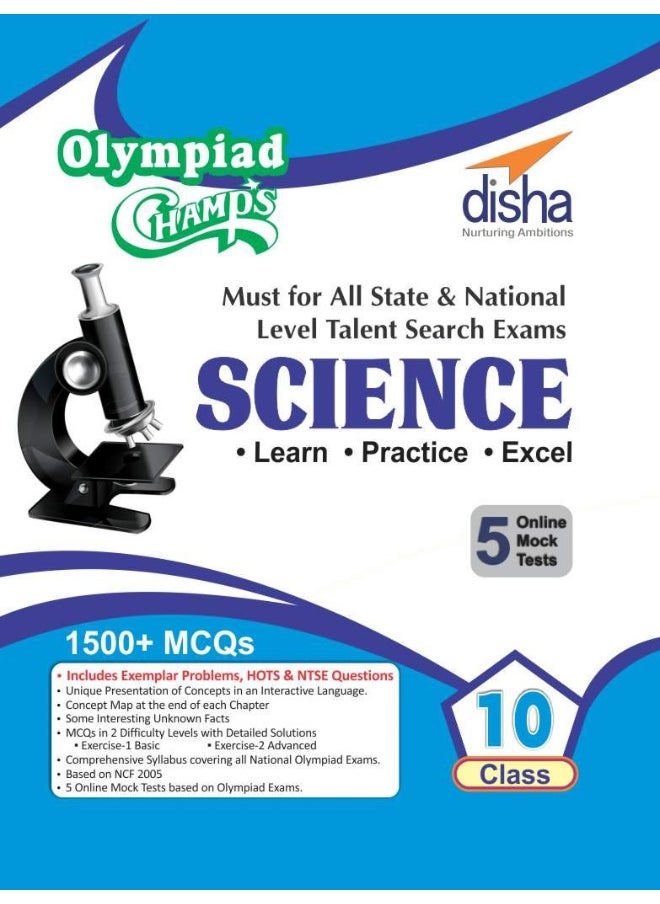 Olympiad Champs Science Class 10 with 5 Mock Online Olympiad Tests [Paperback] 