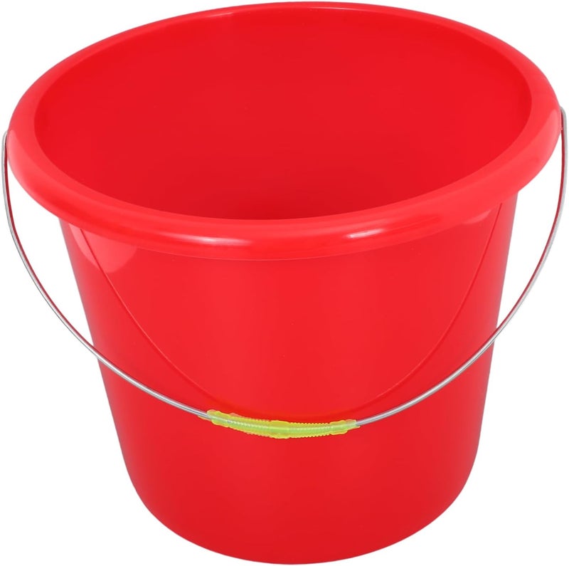 Portable Utility Water Bucket with Ergonomic Handle for Gardening Cleaning and Plastic Container with Capacity Height - Image 1