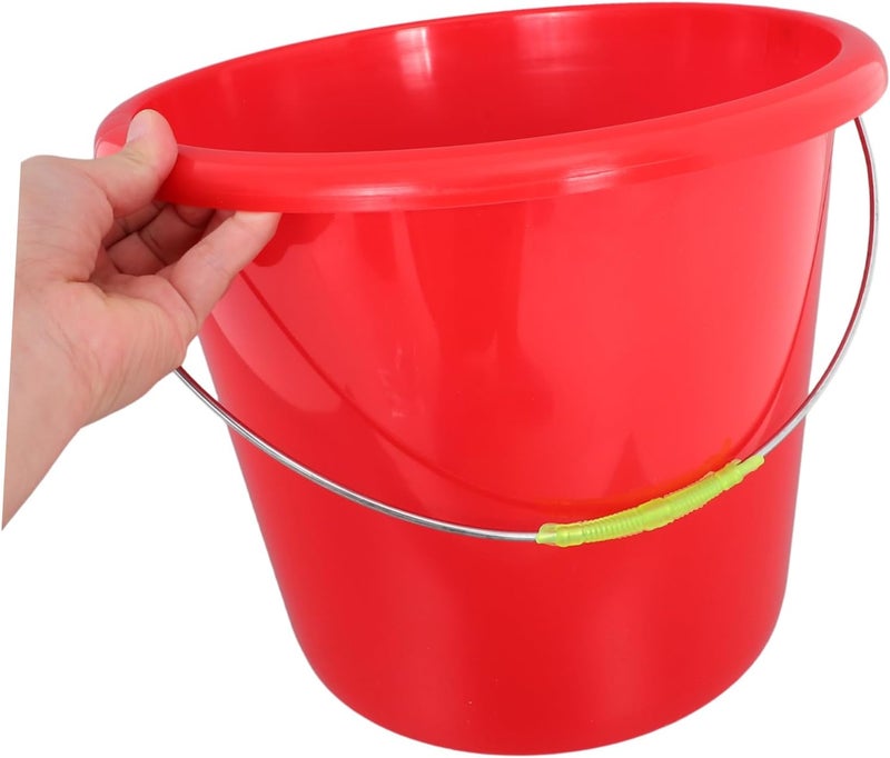 Portable Utility Water Bucket with Ergonomic Handle for Gardening Cleaning and Plastic Container with Capacity Height - Image 3