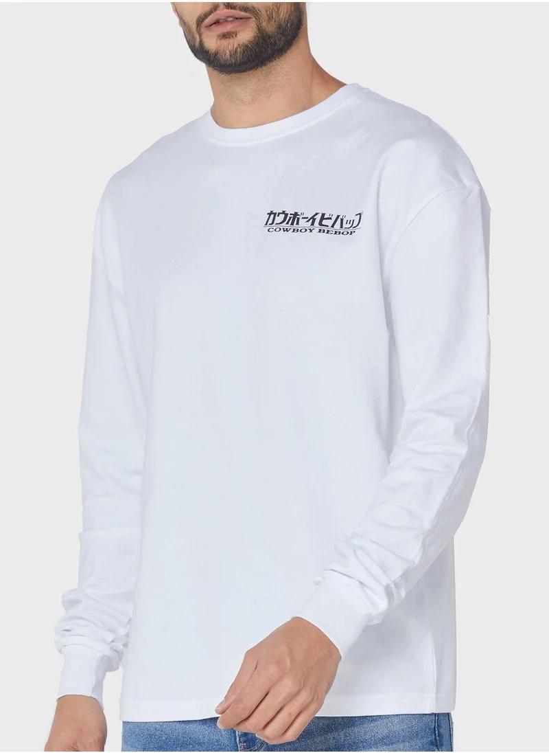 Cowboy Bebop Cowboy Bebop Drop Shoulder Sweatshirt