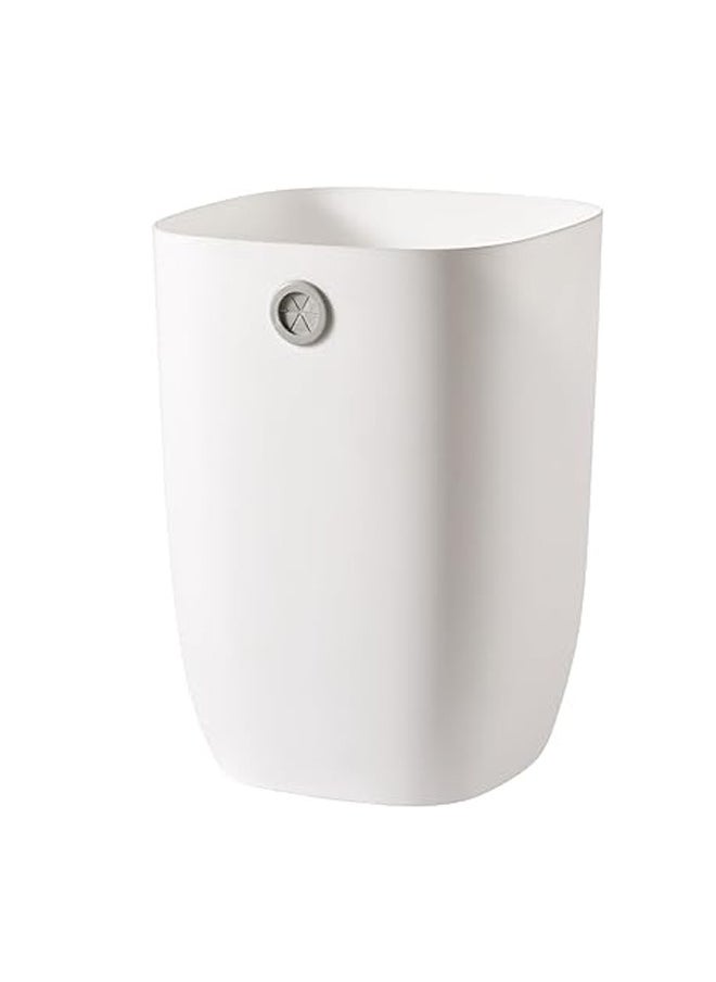KLNAMAEAAN Plastic Waste Basket，Plastic Small Trash Can Wastebasket, Garbage Container Basket for Bathrooms, Laundry Room, Kitchens, Offices, Kids Rooms, Dorms  - Image 1