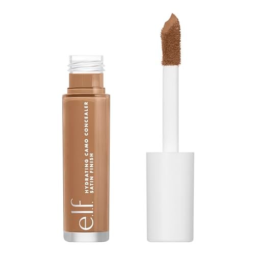 elf Hydrating Camo Concealer Covers Blemishes UnderEye Circles FullCoverage Delivers A Satin Finish Vegan CrueltyFree Tan Neutral