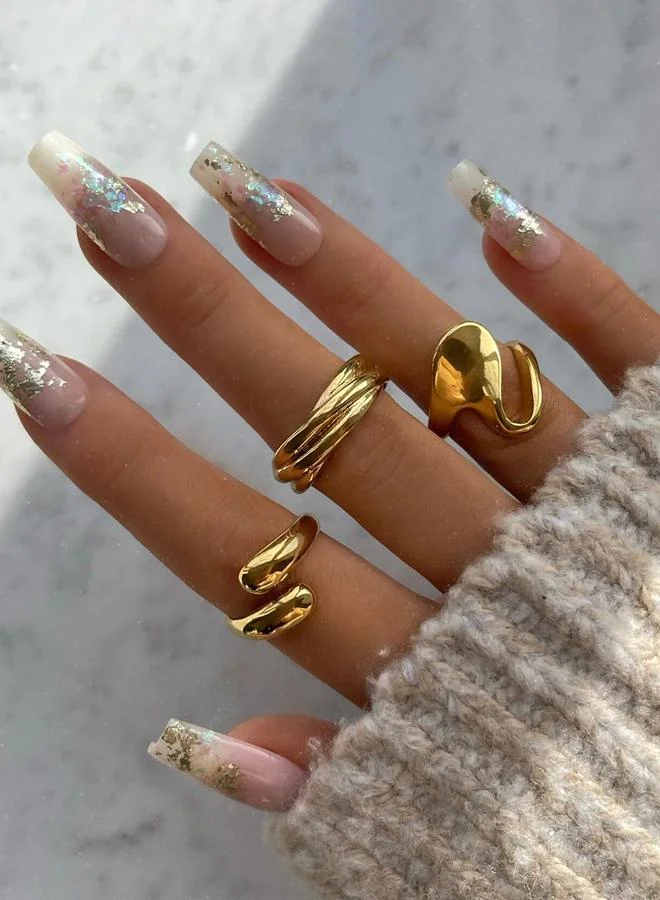 Take Two Take Two Set of 3 - Textured Rings