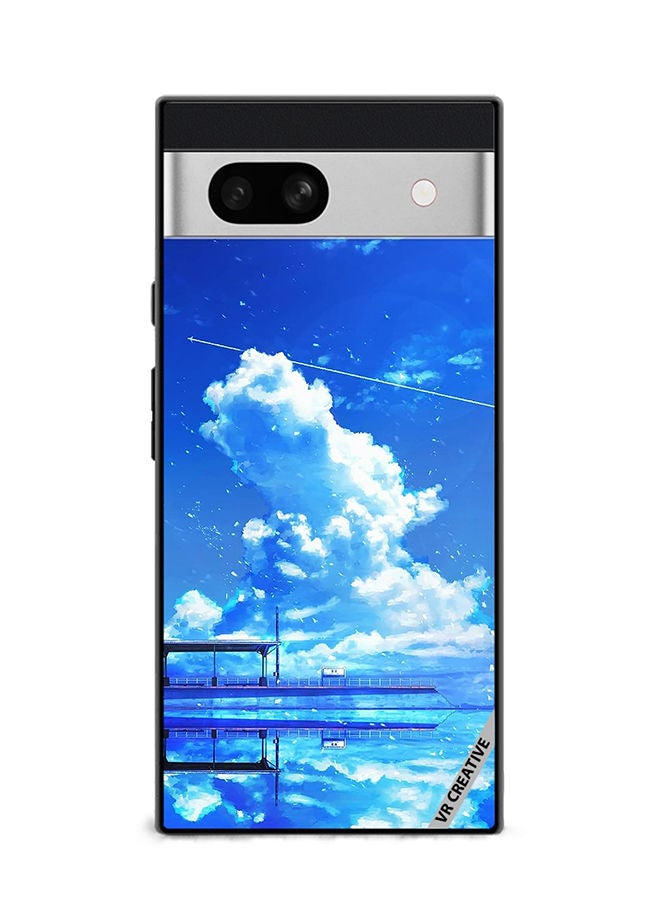 VR CREATIVE Protective Case Cover For Google Pixel 7a Nature Design Multicolour - Image 1