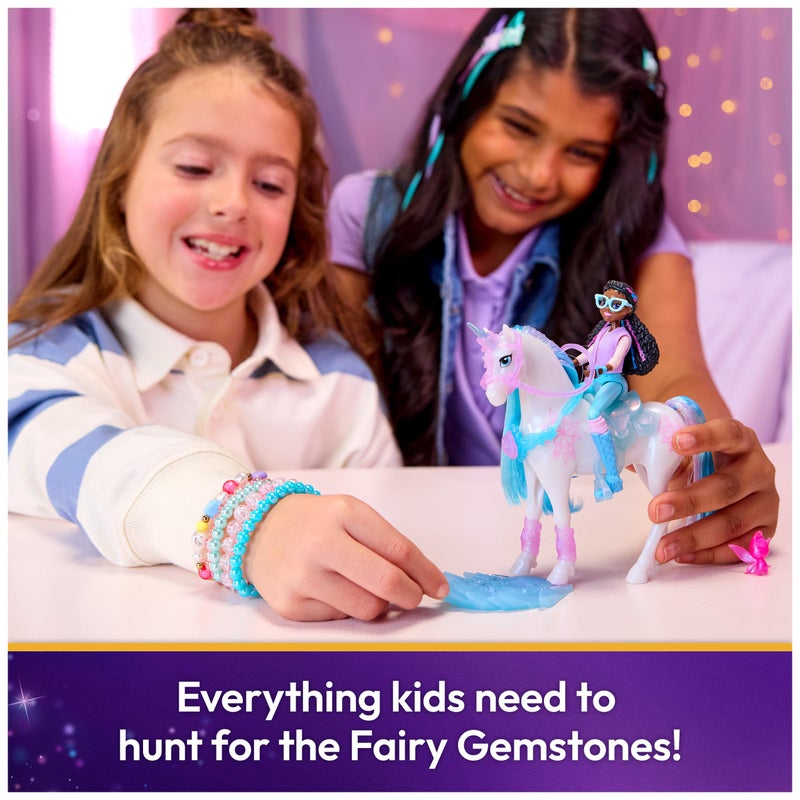Unicorn Academy, Glacierâ€™s Gemstone Adventure with Layla Doll & 13 Accessories, Dolls & Unicorn Toys for Girls Ages 4 and up - Image 3