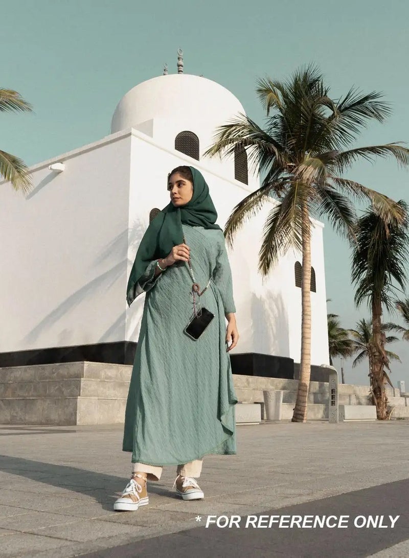 أم أم أيه من معدن الإنسان حامل للهاتف والنظارة  بخرز خشبي - Image 4