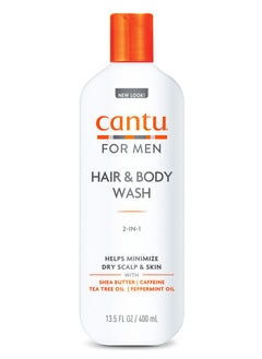 Cantu Cantu for Men 2-in-1 Hair & Body Wash 400ml  - Image 1