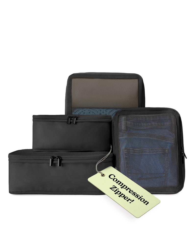 Vandel SpaceSaving Compression Packing Cubes for Women Men Compressible Carry On Suit Case Organizer Luggage Packing Cubes for Travel Organizer Bags for Luggage and Backpacks Suitcase Cube - Image 2