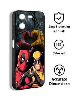 STAUD Phone Protective Shockproof Case Cover For Tecno Pova 5 Pro 5G Movie deadpool and wolverine DAW04  - Image 1