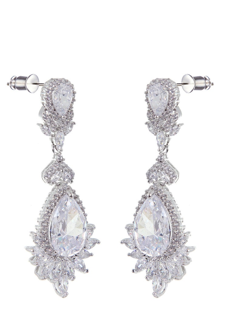 Fashion Wedding Dress Water Drop Earrings Gift - Image 1